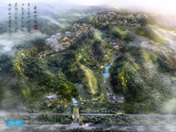 黄山墅境山地度假建筑规划设计方案