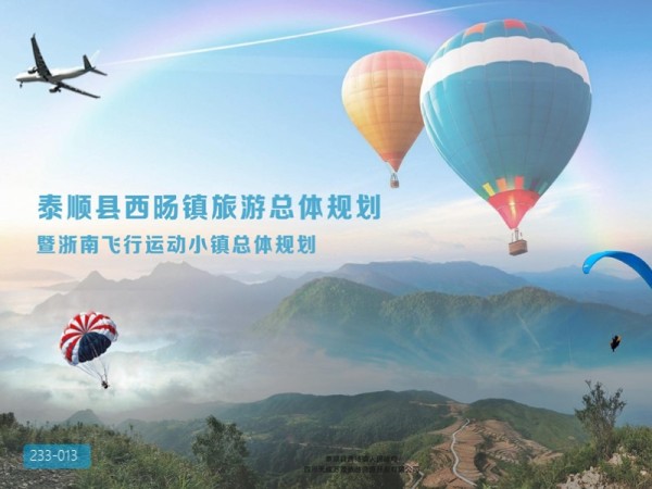 浙南飞行运动小镇总体规划