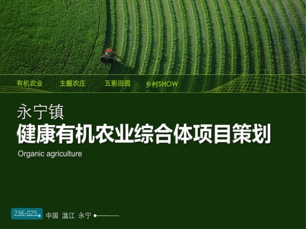 永宁镇健康有机农业综合体项目策划