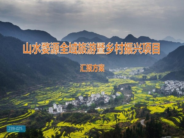 山水婺源全域旅游暨乡村振兴项目报告