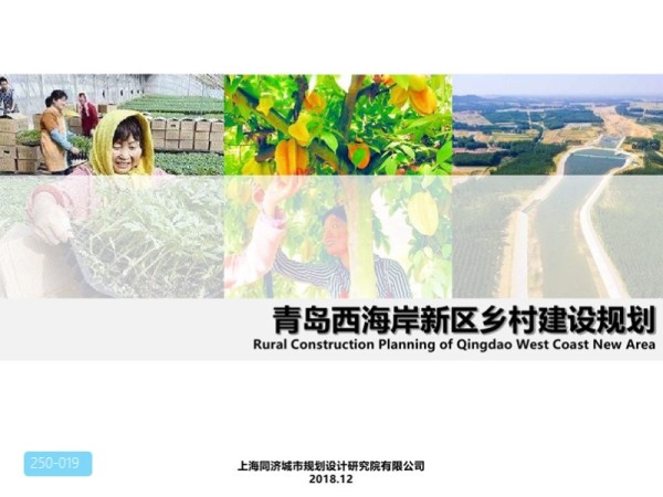 青岛西海岸新区乡村振兴建设规划