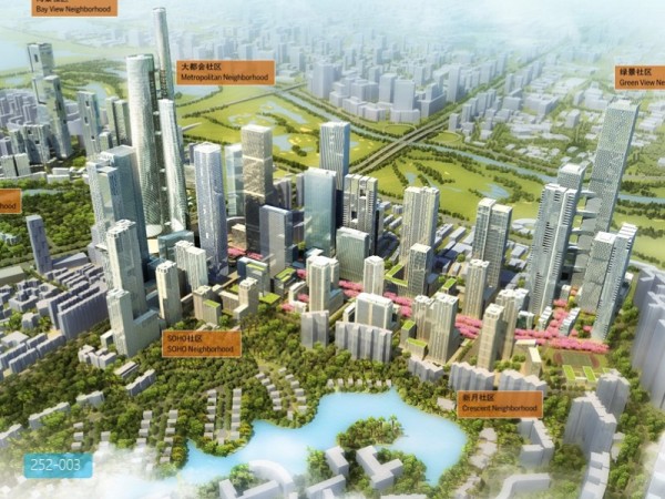 深圳白石州旧改概念总体规划