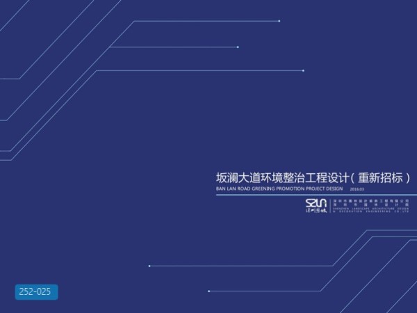 圳坂澜大道环境整治工程设计