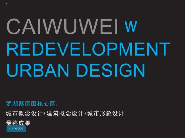深圳蔡屋围核心区城市概念设计