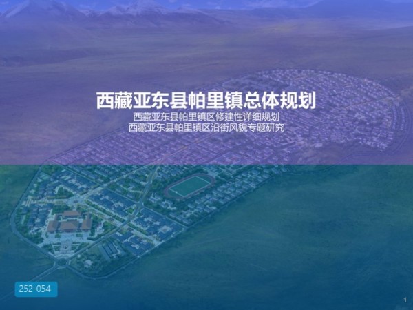 西藏亚东帕里镇规划与保护规划