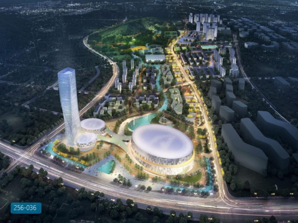 重庆市绿茵生活小镇城市设计及建筑方案