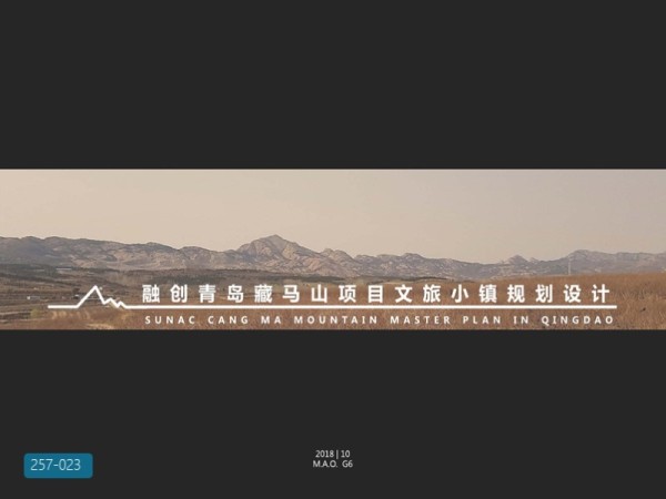 青岛藏马山项目文旅小镇规划设计