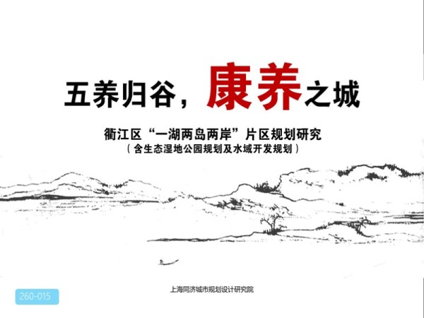 衢江区一湖两岛两岸片区规划