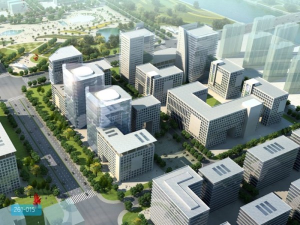 呼和浩特如意行政商务金融中心城市设计图集