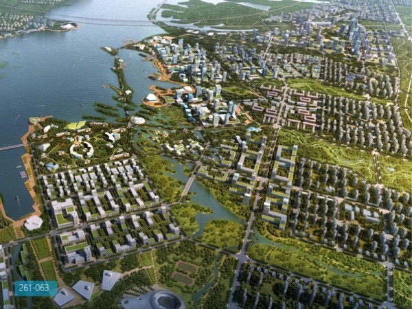 黄石大冶湖生态新区概念性总体规划及重点地区城市设计