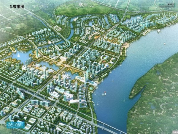 广东佛山高明西江新城城市设计