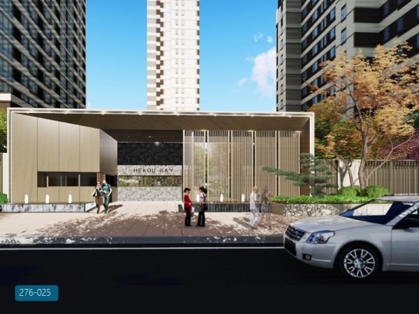 大连亿达河口湾大区景观深化