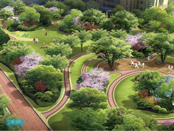 南京鲁能公馆展示区景观方案