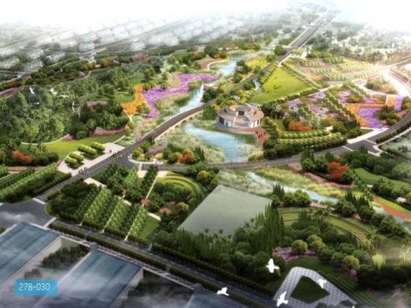 深圳坪山新区汤坑水两岸公共绿带景观工程