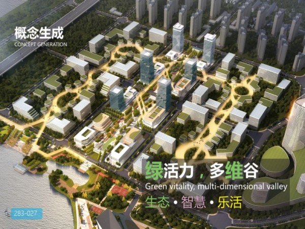 武汉江夏阳光创谷核心区中轴景观设计