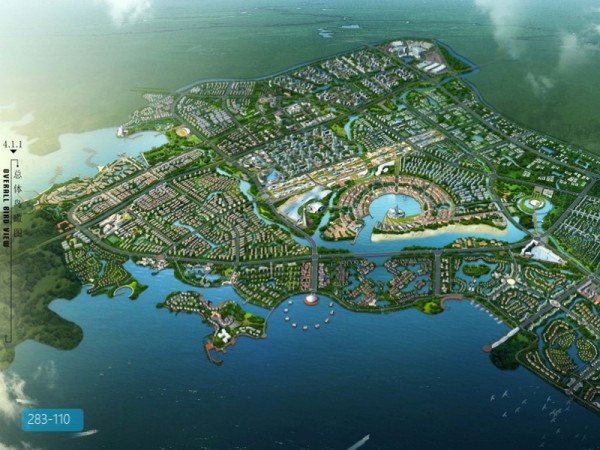 湖北梧桐湖生态旅游城水系景观概念规划