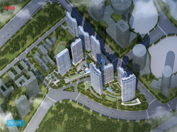 武汉滨江超高层现代风格豪宅建筑设计