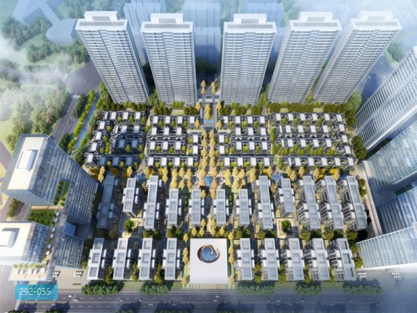 成都中粮嘉年华滨水低密大盘住宅区建筑规划