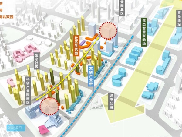 西海岸创新科技城首开区地块规划设计
